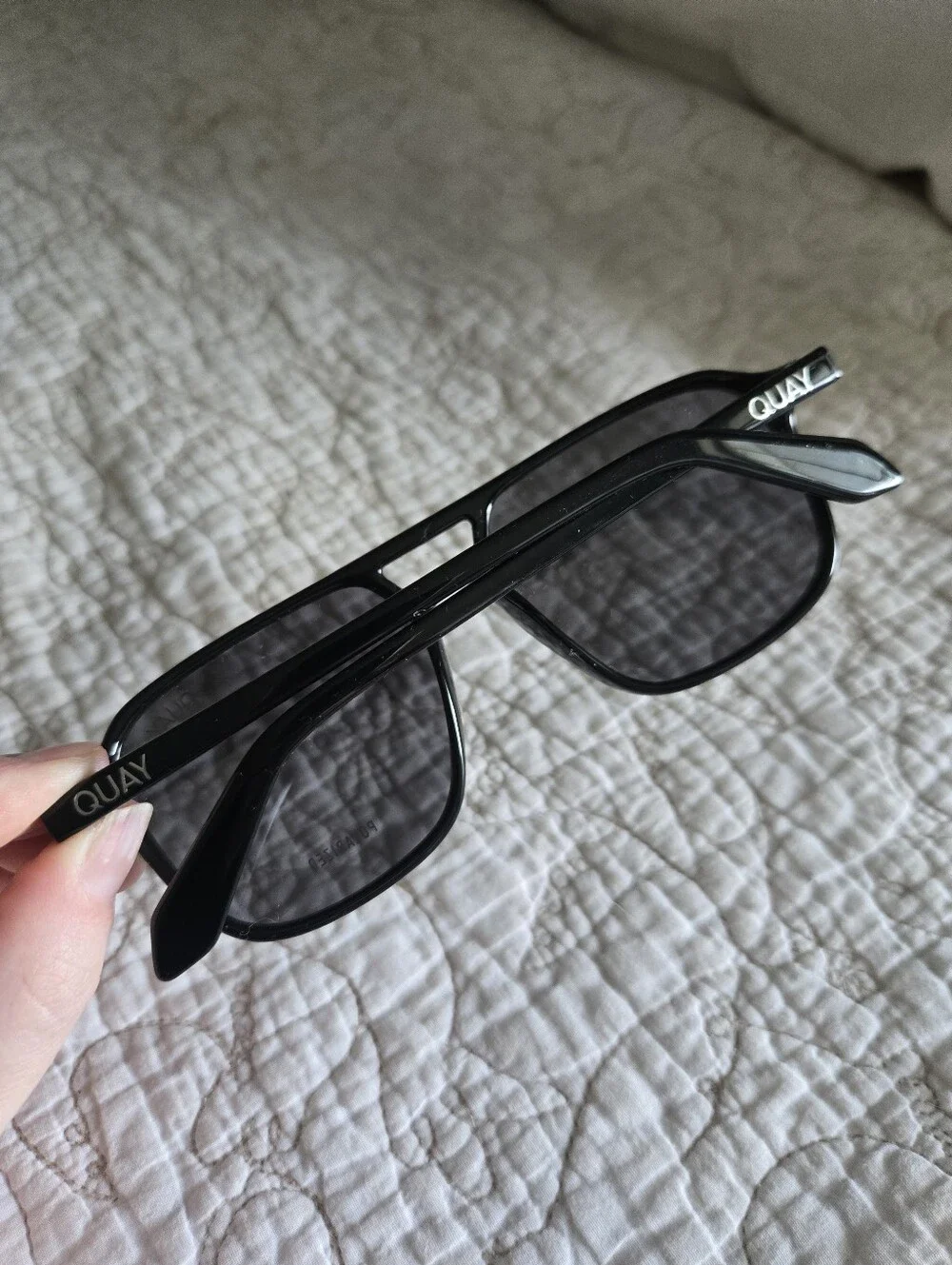 QUAY On The Fly Polarized Sunglasses